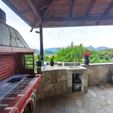 Private Meteora Panorama Garden Дом отдыха