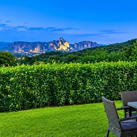 Private Meteora Panorama Garden Дом отдыха