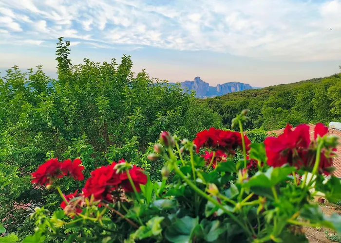 Nyaraló Private Meteora Panorama Garden Kalambáka