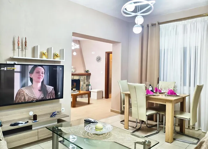 Nyaraló Private Meteora Panorama Garden Kalambáka