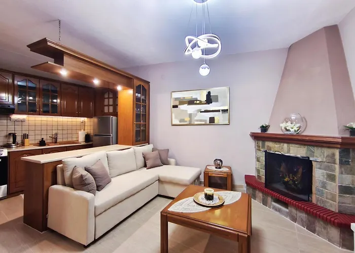 Nyaraló Private Meteora Panorama Garden Kalambáka